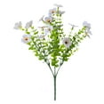 thumbnail image 1 of Artificial Flowers for Outdoors, Fake Faux Plants Outside Realistic Spring Summer Decor,1 Bundles Artificial Fake Silk Flowers UV Resistant for Home Porch Garden Patio Yard Decoration 14.4in, 1 of 8