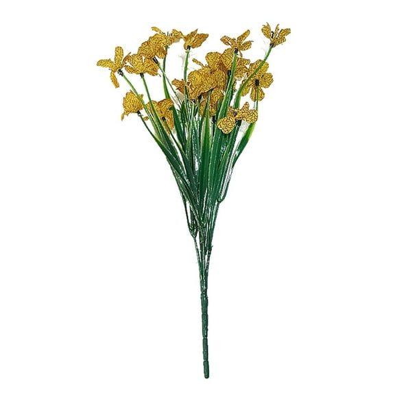 Artificial Flowers for Outdoors Hanging Basket Lifelike Outdoor Decorations for Home, Garden, And Patio, Realistic Plastic Plants for Year-Round Beauty, Low Maintenance, And Durable Design.