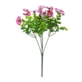 thumbnail image 1 of Artificial Flowers for Outdoors Hibiscus Spring Summer Decor Blue Artificial Tropical Flowers Realistic UV Resistant Silk Hibiscus Flowers for Outside Planter Front Door Porch Patio, 1 of 5