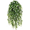 thumbnail image 1 of Artificial Flowers for Outdoors Plants Fake Plants Uv Resistant Faux Plastic Daffodils Flower Greenery Boxwood for Spring Planters Outdoor Front Porch Garden Porch Patio Decoration(white), 1 of 5