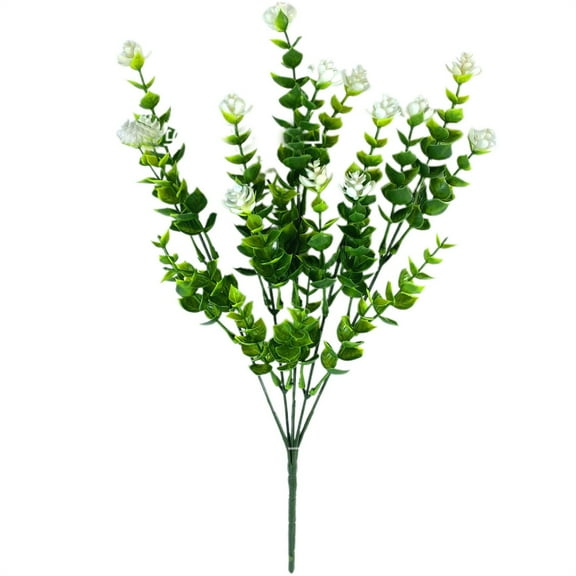 Ongmies Artificial Flowers for Outdoors Uv Resistant, Lifelike Artificial Flower Bunches – Uv-Resistant Plastic Blooms for Indoor/Outdoor Home Garden, Wedding & Sidewalk Decor