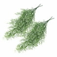 thumbnail image 1 of Artificial Flowers for Outdoors, Vine Plant Fake 2 Pcs Ferns Artificial Plants Large Faux Hanging Plant Artificial Hanging Plants Wall Plants Garden Wedding Party Indoor Outdoor Decor (Light Green), 1 of 13