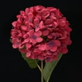 thumbnail image 1 of Hydrangea Artificial Flowers, Real Feel Hydrangea Florals, Faux Hydrangea Blooms Outdoor, Bouquet Decoration, Bridal Wedding Flower, Lifelike Floral Bouquet, Durable Blooms, 6.7×22.83 in,Hot Pink, 1 of 4