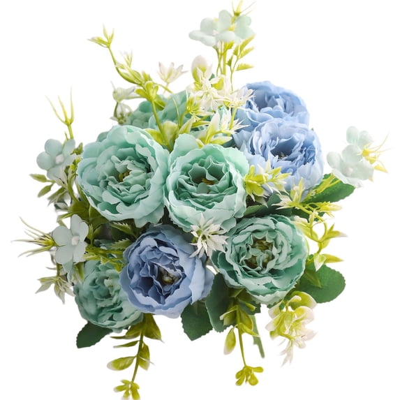 Artificial Flowers Peonies Rose Flowers Lifelike Bouquet, No Fade Flowers for Wedding Tables Centerpiece Decor