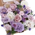Artificial Flowers Combo Set,Artificial Silk Flowers for Wedding, Party
