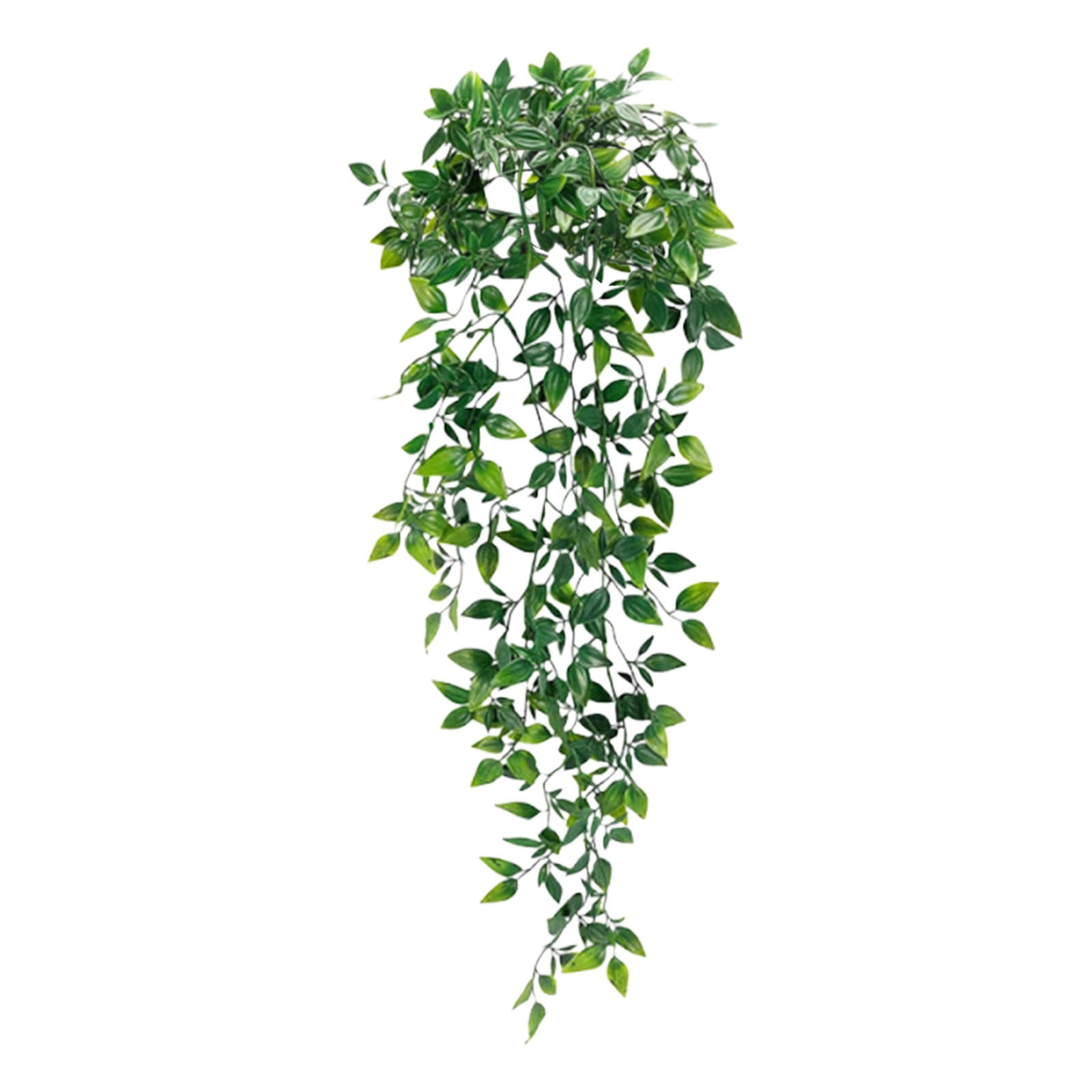 Artificial Flowers Plants Hanging Artificial Potted Plants Indoor and Outdoor for Home Bathroom Wall Shelf Decor, Green Plant *1