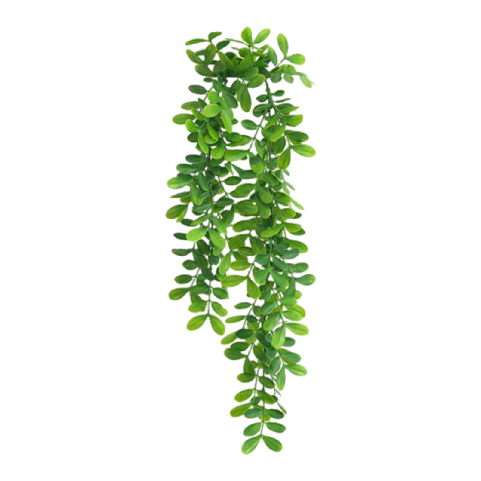 Artificial Flowers Plants Hanging Artificial Potted Plants Indoor and Outdoor for Home Bathroom Wall Shelf Decor, Green Plant *1