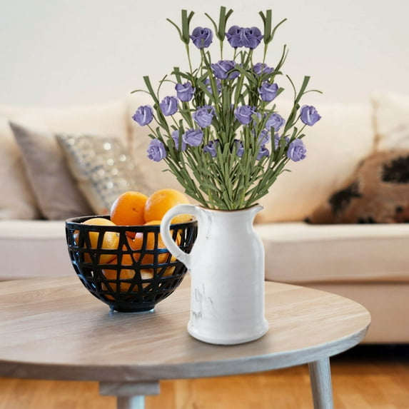 Artificial Flowers Plants for Sping Summer Outdoors Indoors Decoration, Artificial Fake Flowers Imitation Flower Home Decoration Wedding Handheld Flower Wall Artificial Flower