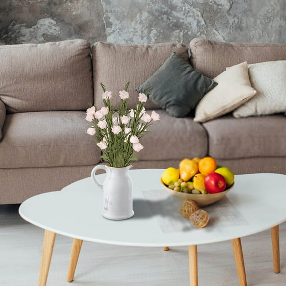 Artificial Flowers Plants for Sping Summer Outdoors Indoors Decoration, Artificial Fake Flowers Imitation Flower Home Decoration Wedding Handheld Flower Wall Artificial Flower