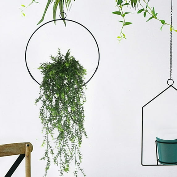 Artificial Flowers Plants for Sping Summer Outdoors Indoors Decoration, Simulated Rattan Wall Mounted Wedding/banquet/home Balcony/corridor Hanging Decoration Scene Layout