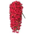 thumbnail image 1 of Artificial Flowers Plants for Outdoors - Faux Long Trailing Vines with Realistic Look for Front Door Porch Planter and Patio Fall Autumn Decor, 1 of 6