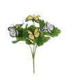 thumbnail image 1 of Artificial Flowers Realistic Yellow Artificial Butterflies and Flowers Wedding Bouquet Decor Fake Flowers, 1 of 6