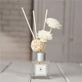 Artificial Flowers Reed Oil Diffusers With Natural Sticks, Glass Bottle