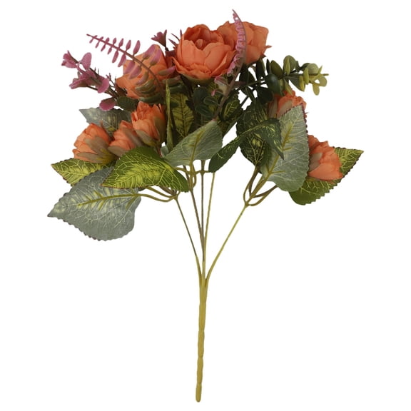 Artificial Flowers Retro Silk Rose Bouquet Hydrangea Peony Vintage Bride Holding Fake Plants Home Wedding Decoration Accessories