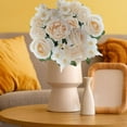 thumbnail image 1 of Artificial Flowers Roses, Lifelike Flowers, Faux Flower Arrangements for Dining Table Centerpiece Decor, Table Centerpieces for Dining Room, 1 of 7