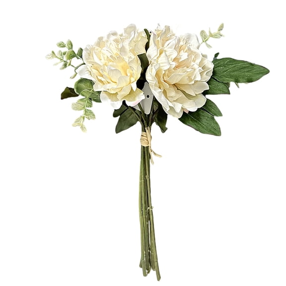 Artificial Flowers Roses peony Bouquet Bridal bouquet Wedding Bouquet For Bride for Home Indoor Office Wedding Bride Bouquets Table For Wedding