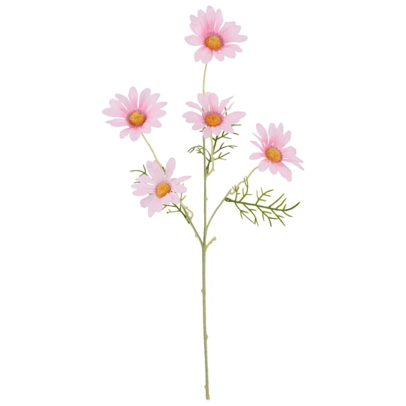 Artificial Flowers Silk Daisy, Artificial Gerbera Daisy for Home Decoration, Artificial Daisy Plastic Memorial Bouquet for Wedding Table Centerpiece Vase Decoration, 1Pc, Multicolor(Pink,20x2")