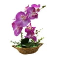 thumbnail image 1 of Artificial Flowers Silk Orchids Faux Orchid Plant in Pot Plants Large with Ceramic Vase for Home Decor Office Table Centerpieces Wedding Party DIY Wedding Party Desk Decor, 1 of 8