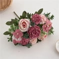 thumbnail image 1 of Artificial Flowers Silk Peony Home Decor Garland Wedding Bouquet Party Living Room Decoration Vases Garden Accessory, 1 of 8