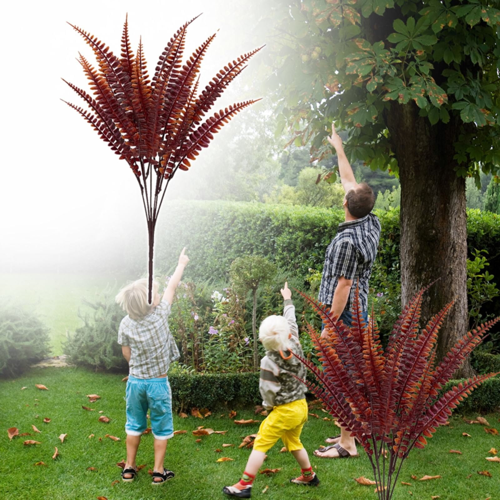 Artificial Flowers Simulate Persian Plants Green Plant Walls Decorative