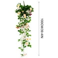 thumbnail image 1 of Simulated Flower Artificial Hanging Plant Rose Wall Hanging Plant Indoor Living Room Wall Hanging Plant Artificial Hanging Plant Rose Wall Hanging Plant Indoor Living Room Wall Han, 1 of 7