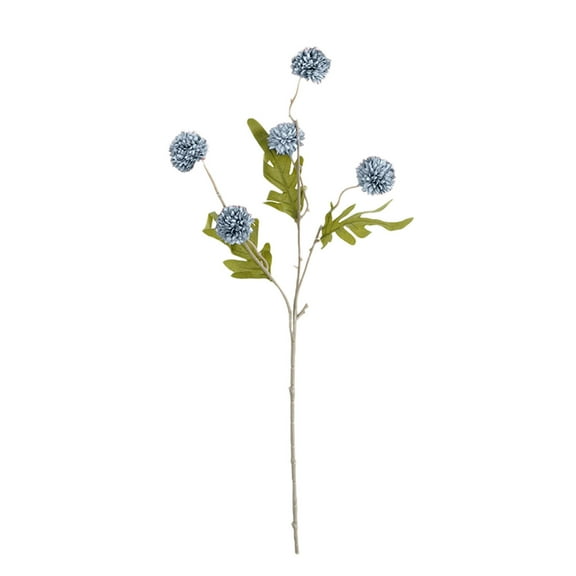 Artificial Flowers Simulation Dandelion Cute Artificial Small Ball Flower 5 Head 20 Inches Simulation Plant for Indoor and Outdoor Wedding Party Room DIY Decoration