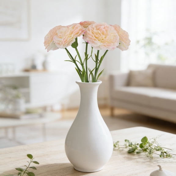 Artificial Flowers,Single Carnations For Home Decoration Vases Flower Arrangements And Ornaments Festive Atmosphere Decoration Outdoor Wedding Flowers