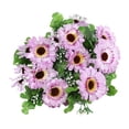 thumbnail image 1 of Artificial Flowers Snowflake Sunflower Faux Bouquet for Living Room Decor Home Decoration Centerpiece No Maintenance Floral Arrangement, 1 of 5