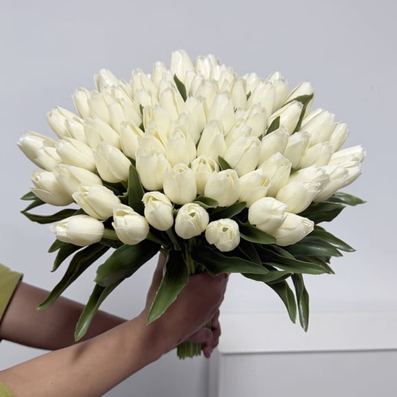 Artificial Flowers Soft Rubber Fake Flower 1 Pack for Wedding Decoration Bouquet Party Event Props - Home Decor Living Room Bedroom Office Table Centerpiece Arrangement