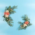 thumbnail image 1 of Artificial Flowers Swag, Flower Arrangement Floral Swag Backdrop Handmade Centerpiece Garland Artificial Flowers for Home Arbor Decoration Ornament, 1 of 10