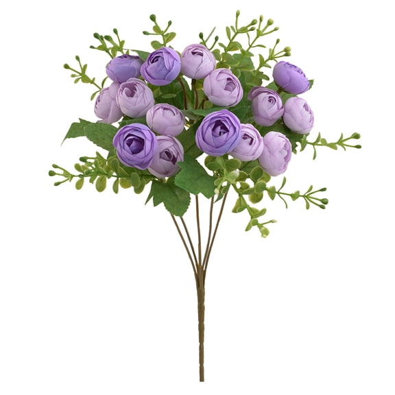 Artificial Flowers Tea Bud Simulation Flower Oriental Style Peony Flower Arrangement Realistic Home Decoration Suitable for Living Room Table and Wedding Decoration, 1 Flower