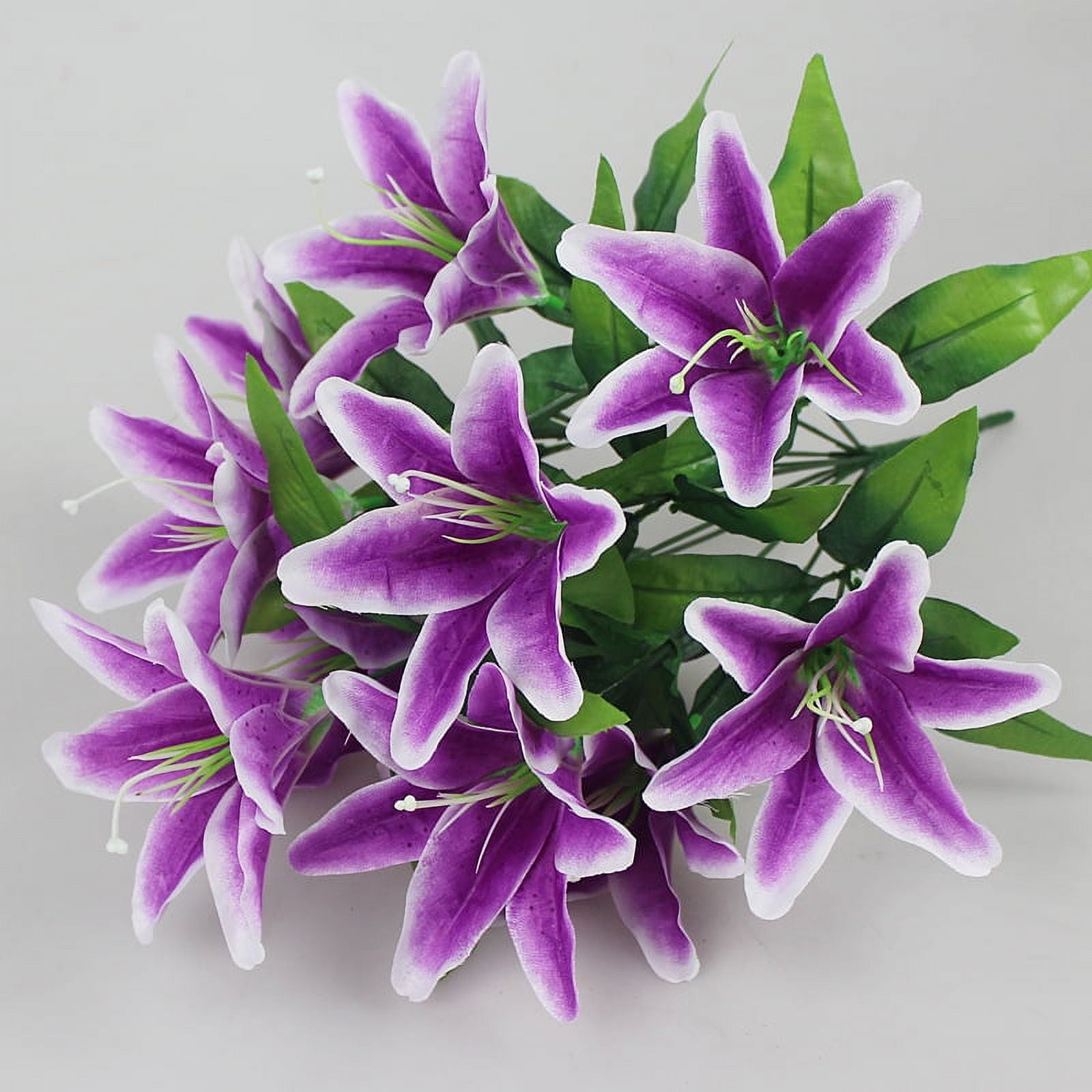 Artificial Flowers Tiger Lily Real Touch Fake Flowers for Wedding Home Party Garden Shop Office