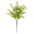 thumbnail image 1 of Artificial Flowers UV Resistant Fake Daisy Flowers for Indoor Outdoor Wedding Table Centerpiece Vase Decoration, Fake Wildflowers with Stems Faux Greenery Shrubs Plants, 1Pc(Pink,13.7x2"), 1 of 9