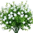 thumbnail image 1 of Artificial Flowers UV Resistant Outdoor Fake Flowers Plastic Hanging Shrubs Plants for Garden Porch Window Box Home Decoration, 1 of 10