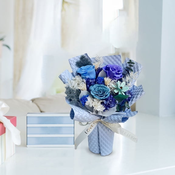 Artificial Flowers,Valentines Day Flowers For Her Flowers For Preserved Flowers Bouquets Last 13 Years Birthday For Valentines Day Flowers Christmas