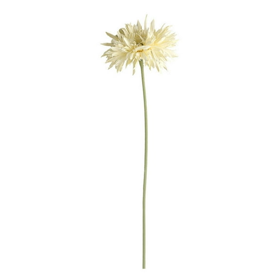 Artificial Flowers,Wind Small And Fresh Simulation Single Branch Brushed Gerbera Modern Minimalist Home Decoration Simulation White Chrysanthemum