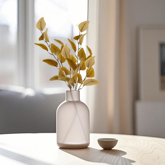 Artificial Flowers and Fake Plants with Simulation Leaves for Wedding Bouquet Party Decor, Home Indoor Office Living Room Decoration Centerpiece