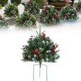 thumbnail image 1 of Artificial Flowers for christmas 2025 New Holiday Planter Filler For Holiday Planter Decorations Holiday Planter Christmas Holiday Planter Holiday Planter Greenery For Christmas Decor, 1 of 9