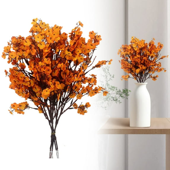 Artificial Flowers for christmas Bundles Breath Flowers Artificial Gypsophila Bouquets Real Arrangements for Table Centerpieces Wedding Home Farmhouse DIY Decor