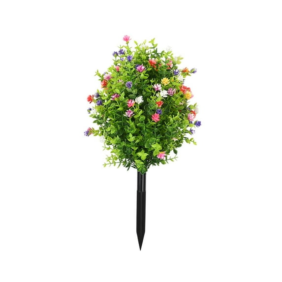 Artificial Flowers for Outdoor Decor - Realistic Silk Faux Plants, Weather-Resistant Plastic Flowers for Patio, Garden, Porch and Window Box Bundle