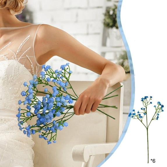 Artificial Flowers for Outdoor & Indoor,Babys Breath Artificial Silk Flower,Suitable for Party Festival Home & Wedding Decoration