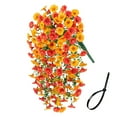thumbnail image 1 of Artificial Flowers for Outdoors,30Inch Outdoor Hanging Fake Flowers,Ideal Decor for Home Porch,Patio,Balcony and Entrance（Red and Yellow）, 1 of 6