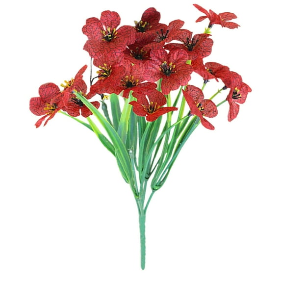 Artificial Flowers for Outdoors, Ongmies Artificial Colorful Daisy Flowers – Realistic Outdoor Decoration & Plants, A Bunch of Artificial Violets