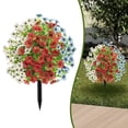 thumbnail image 1 of Artificial Flowers for Outdoors with Ground Stakes Lifelike Fake Flowers for Porch Garden Patio Cemetery Decoration, 1 of 9