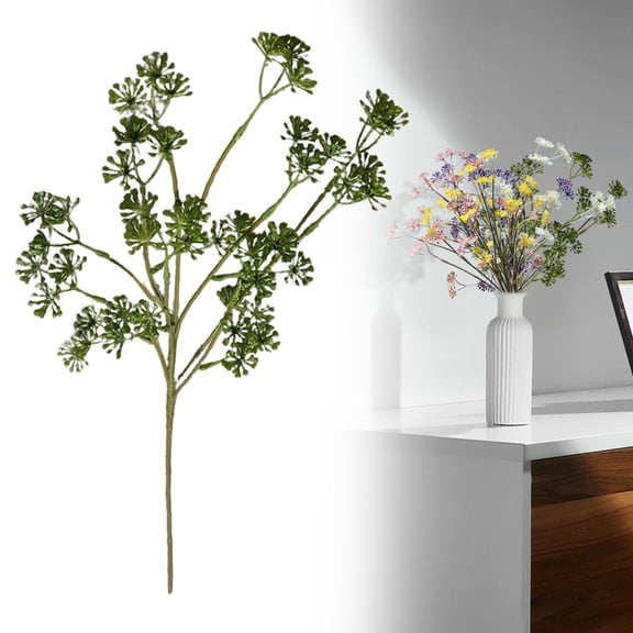 Artificial Flowers for christmas Fall Decor,Artificial Indoor Dried Rice Stems Fall Bundle, for Kitchen Islands Bathrooms Nightstands and More.