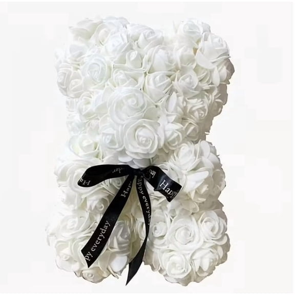Artificial Foam Rose Bear - Perfect Gift for Valentine's Day, Mother's Day, Weddings, and Anniversaries