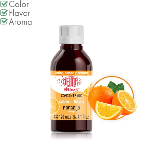Artificial Food Flavoring - Concentrate Deiman Natura Orange - Size:120ml