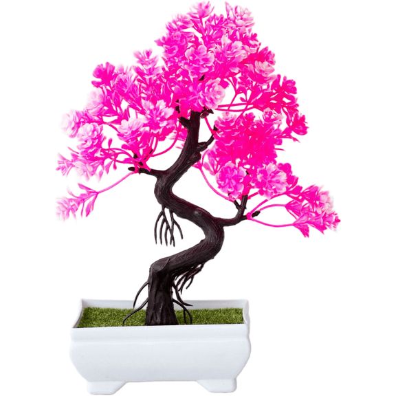 Artificial For Lucky Strike Silk Flower Plant Desktop Home Decor Fake Potted