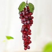 Artificial Fruit Grape Food Lifelike Fake Fruits Plant Home Office Party Decor