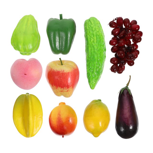 Artificial Fruit Models 1 Set Simulated Fruit And Vegetable Models Fake Fruit Vegetable Photo